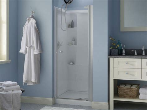 These should match to your hot and cold water stub-out under the sink. . Delta shower door installation